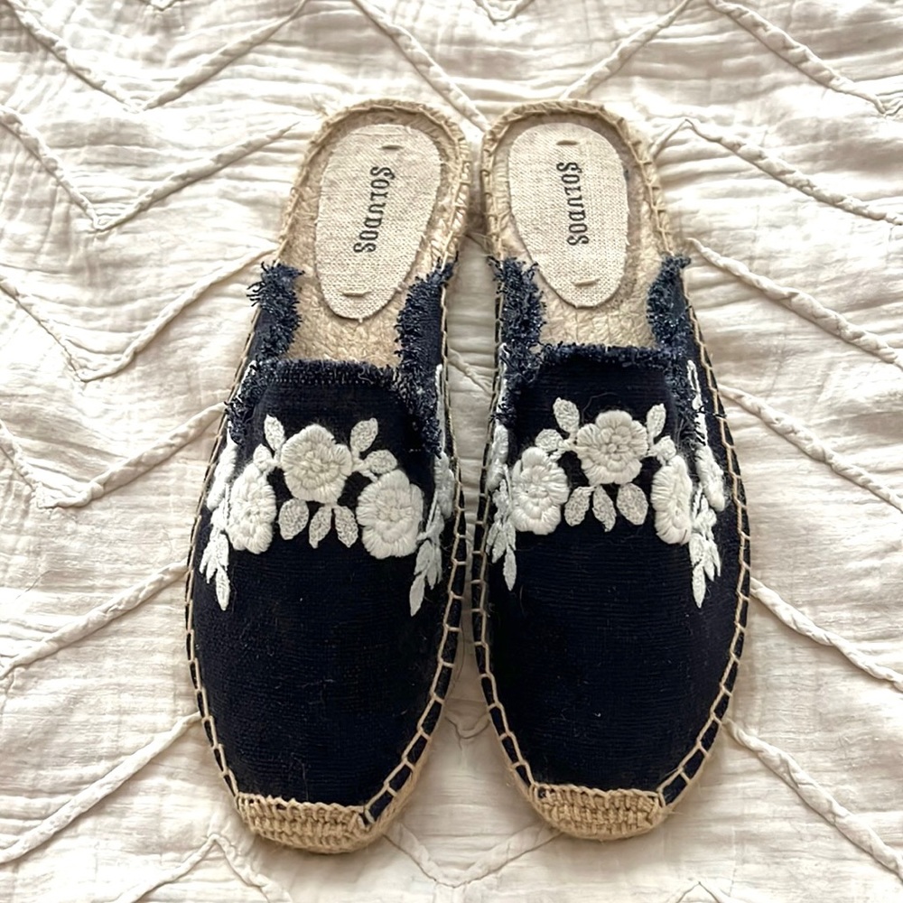 Soludos shoes espadrille slides